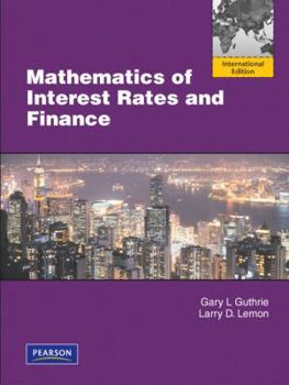 Paperback Mathematics of Interest Rates and Finance: International Edition Book