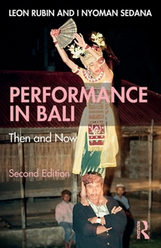 Paperback Performance in Bali: Then and Now Book