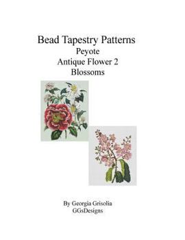 Paperback Bead Tapestry Patterns Peyote Antique Flower 2 Blossoms Book