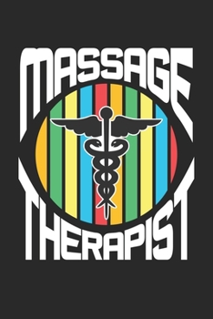 Paperback Massage Therapist: Caduceus - Physical Therapist Dot Grid Journal, Diary, Notebook 6 x 9 inches with 120 Pages Book