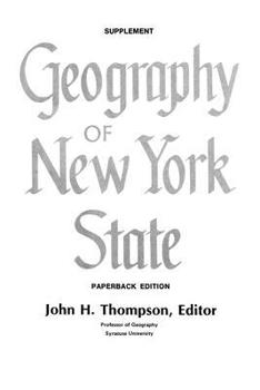 Paperback Geography of New York State Supplement Book