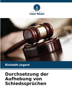 Paperback Durchsetzung der Aufhebung von Schiedssprüchen [German] Book