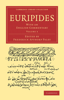 Paperback Euripides: With an English Commentary Book