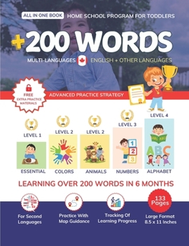 Paperback Home School Program for Toddlers: Teaching Over 200 Words in 6 Months Book