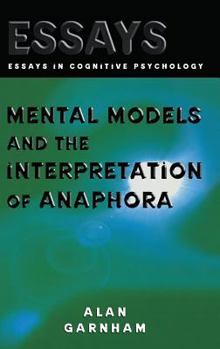 Hardcover Mental Models and the Interpretation of Anaphora Book