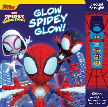 Board book Disney Junior Marvel Spidey and His Amazing Friends: Glow Spidey Glow! Sound Book [With Battery] Book