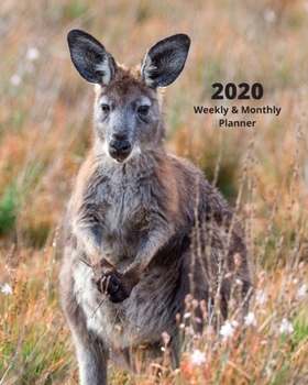 2020 Weekly and Monthly View Planner : Brown Kangaroo 8 X10 (20. 32cm X 25. 4cm) 12-Month Notebook Calendar Schedule Organizer Jan 1, 2020 - Dec 31 2020
