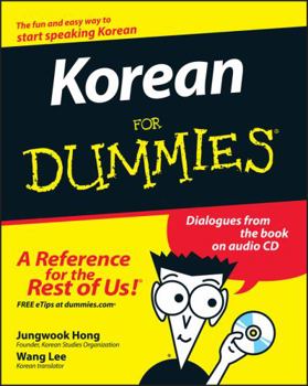 Paperback Korean for Dummies [With CD] Book