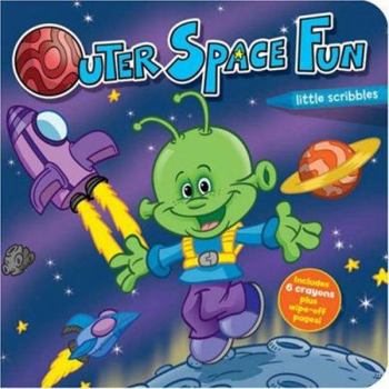 Board book Outer Space Fun [With Wipe-Off Pages and 6 Crayons] Book