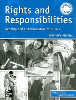 Paperback Rights and Responsibilities Teacher's Manual: Reading and Communication for Civics Book