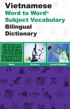 Paperback Vietnamese BD Word to Word® with Subject Vocab: Suitable for Exams Book