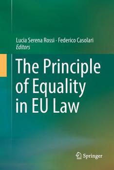 Paperback The Principle of Equality in EU Law Book