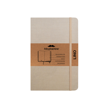 Paperback Moustachine Classic Linen Pocket Light Tan Blank Flex Book