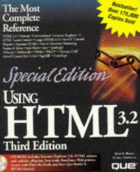Paperback Using HTML Version 3.2 [With *] Book