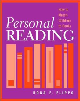 Paperback Personal Reading: How to Match Children to Books Book