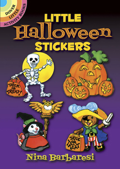 Paperback Little Halloween Stickers Book