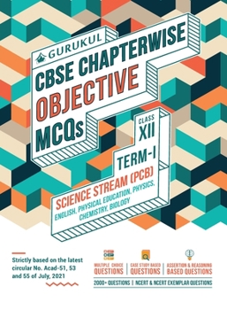 Paperback Chapterwise Objective MCQs Science (PCB) Book for CBSE Class 12 Term I Exam Book