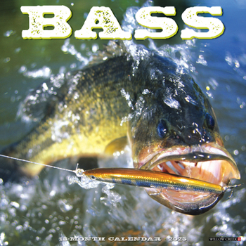 Calendar Bass 2025 12 X 12 Wall Calendar Book