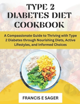 Paperback Type 2 Diabetes Diet Cookbook: A Compassionate Guide to Thriving with Type 2 Diabetes through Nourishing Diets, Active Lifestyles, and Informed Choic Book