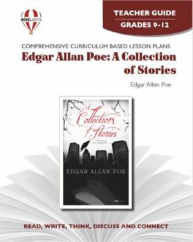 Paperback Edgar Allan Poe: Collection Of Stories - Teacher Guide by Novel Units Book
