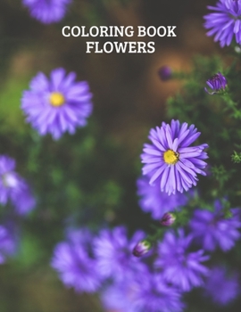 Paperback Coloring book. Flowers. Book