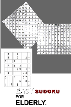 Paperback Easy Sudoku for Elderly: Amazing Game Book for Grandparents Book