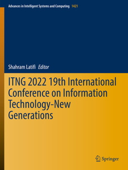 Paperback Itng 2022 19th International Conference on Information Technology-New Generations Book