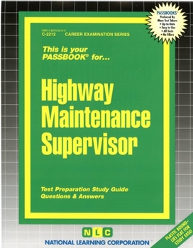 Spiral-bound Highway Maintenance Supervisor Book
