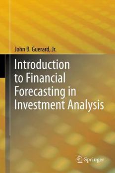 Hardcover Introduction to Financial Forecasting in Investment Analysis Book