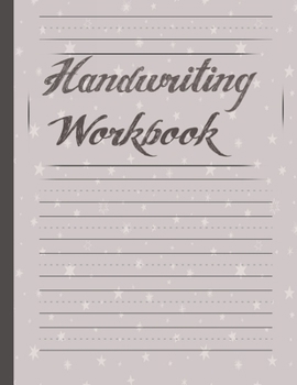 Handwriting Workbook : Dotted Midline Grades K-3 K-2 School Exercise Book 120 Pages - Mermaid