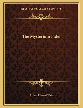 Paperback The Mysterium Fidei Book