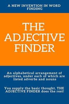 Paperback The Adjective Finder Book