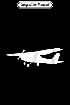 Composition Notebook: Bush Plane Silhouette for Bush Pilots Journal/Notebook Blank Lined Ruled 6x9 100 Pages
