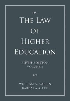 Hardcover Law of Higher Education Book