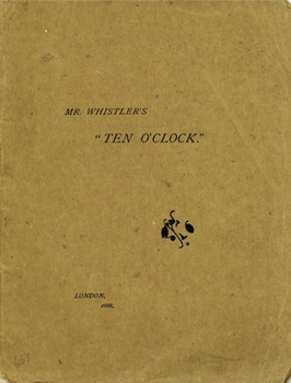 Paperback Mr. Whistler's Ten O'Clock Book