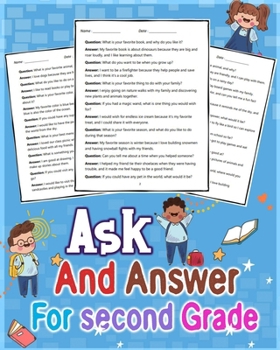 Paperback ask and answer questions for second grade: Spark curiosity in second graders with interactive question and answer activities. Book