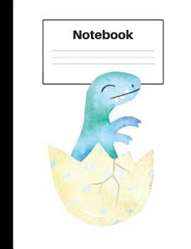 Paperback Notebook: Dinosaur Tyrannosaurus Rex, T Rex, Dot Grid, Notebook Home Office School Student Teacher Homeschool, 7.4 x 9.7 in, 200 Book