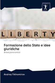 Paperback Formazione dello Stato e idee giuridiche [Italian] Book