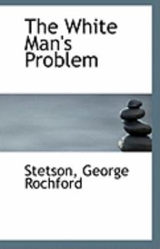 Paperback The White Man's Problem Book
