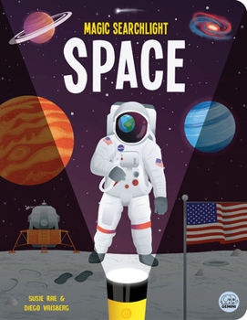 Hardcover Magic Searchlight - Space Book