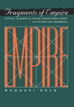 Hardcover Fragments of Empire: Capital, Slavery, and Indian Indentured Labor in the British Caribbean Book