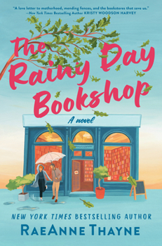 Paperback The Rainy Day Bookshop: A Contemporary Small-Town Story of Family, Community and Books [Large Print] Book