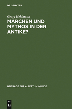 Hardcover Märchen und Mythos in der Antike? [German] Book