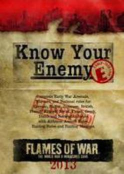 Paperback Know Your Enemy Early War 2013 Book