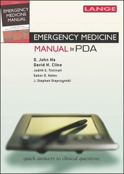 Hardcover Emergency Medicine Manual 6e for the PDA Book