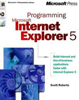 Paperback Programming Microsoft Internet Explorer 5 [With CDROM] Book