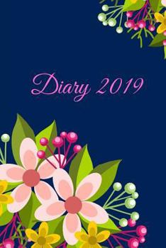 Paperback Diary 2019: Flowers Art Book