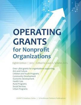 Paperback Operating Grants for Nonprofit Organizations 2013 Book