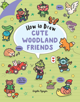 Paperback How to Draw Cute Woodland Friends Book