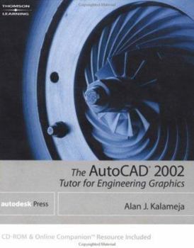 Paperback AutoCAD 2002: Tutor for Engineering Graphics Book